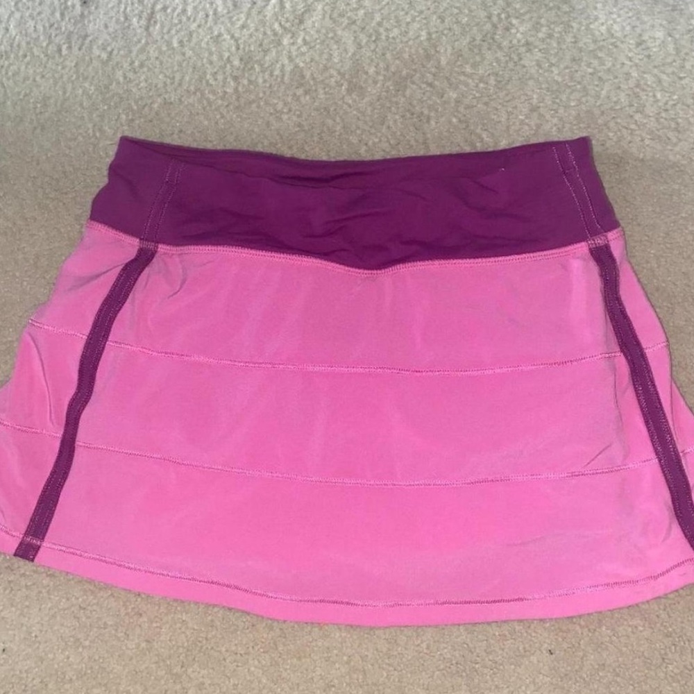 Lululemon Pink Paradise Pace skirt